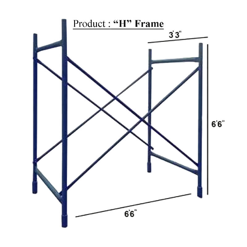 H frame scaffolding system Access scaffolding light duty scaffolding systems